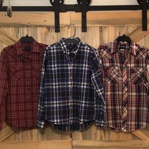 Three Mens Med LS Shirts- just in time for Fall!